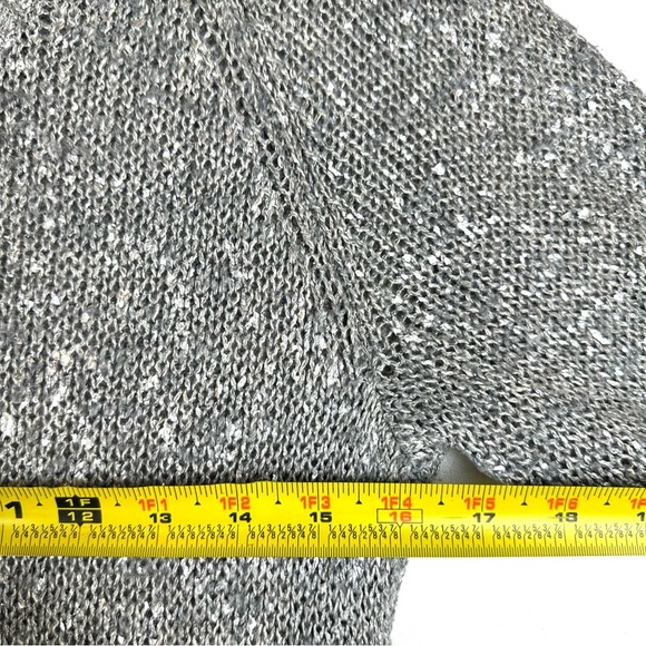 Eileen Fisher Metallic Sweater 3/4 Sleeve Office - Picture 7 of 8